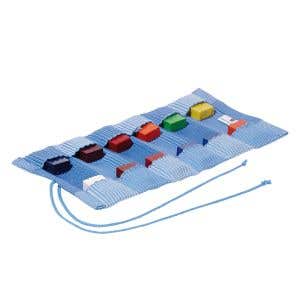 Crayon Cotton Roll-up 12 Blocks - Blue
