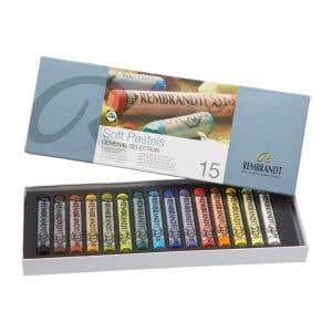Rembrandt Artists Soft Pastels - Full Stick - 15 assorted colors