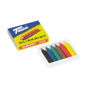 Filia Oil Crayons - 6 assorted colors