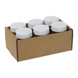 Paint Jars - White Lid 50 ml/1.7 fl. oz. 