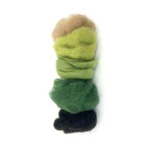 Filges Fairy tale wool 25 gr.- green,brown shades