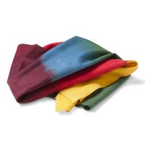 Filges Wool Felt Bioland 78.7"x17.7" - Rainbow
