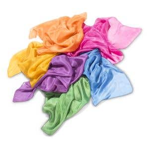 Filges Plant-dyed Silk Cloths - 35" x 35" - 6 Bold Colors