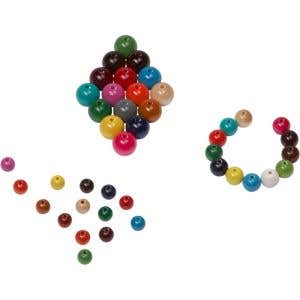 Lacquered Wooden Beads