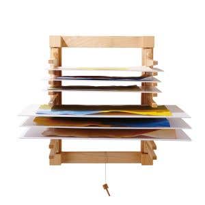 Drying Rack for 10 Plastic Painting Boards