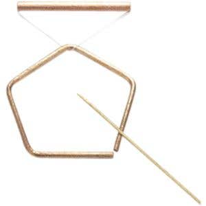 Choroi Pentangle Set Bronze Medium Hammered ø 0.3" w/beater & handle
