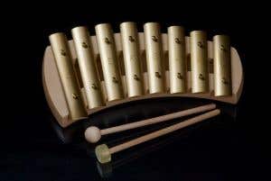 Auris Glockenspiel Diatonic w/ 2 mallets - 8 tones - 440 Hz 