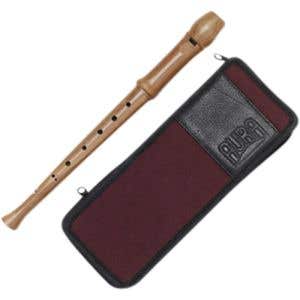 Aura Recorder Baroque Fingering Unlacquered w/ Blue Case