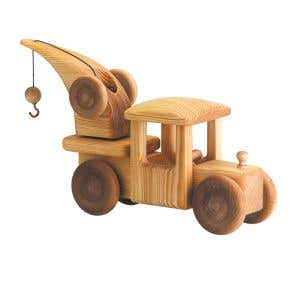 Debresk Wooden Toy Breakdown Crane Large