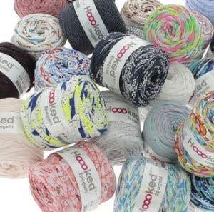 Recycled Cotton Tricot Yarn – 5 color set
