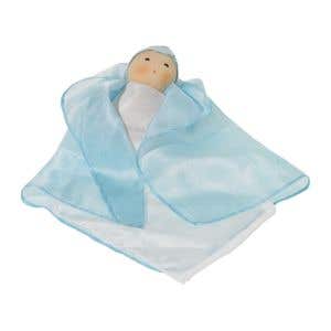 Nanchen Silk Doll 11.8" - Blue/White