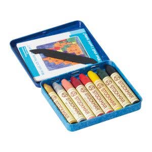 Stockmar Wax Stick Crayons Tin Case - 8 supplementary colors - Set 2