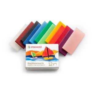 Stockmar Modelling Beeswax Box - 12 assorted colors