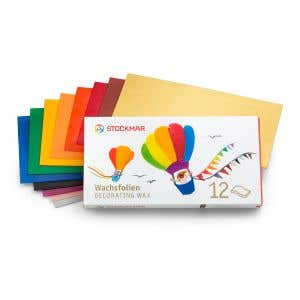 Stockmar Decorating Wax Large Box - 12 assorted colors