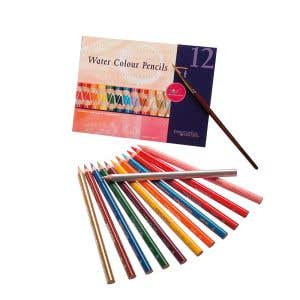 Art Makes Sense (AMS) Water Colour Pencils - 12 assorted colors