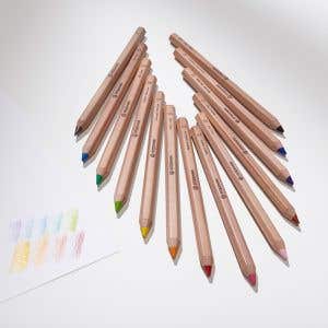 Stockmar Hexagonal Coloured Pencil Set - 12 assorted colors + graphite pencil