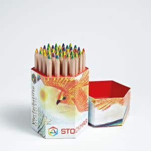 Stockmar 4-Colour Hexagonal Pencils Display - box of 37