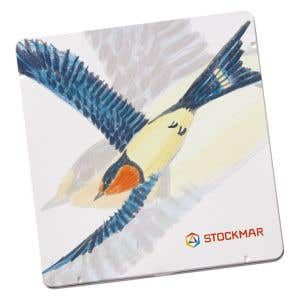 Stockmar Swallow Empty Tin Case - triangular inlay