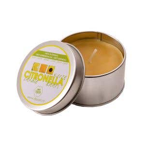 Dipam Citronella Candles in tin CK - 12 pieces - beeswax