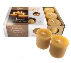 Dipam Votive Party Lights SF9 - 5 boxes of 9 candles - beeswax