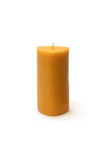 Dipam Pillar Candles Triangular ST7 - 6.7" x 3.5" - 3 pieces - beeswax