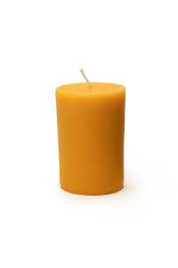 Dipam Textured Pillar Candles STS1 - 4.3" x 3.1" - 4 pieces - beeswax