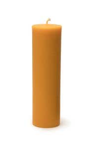 Dipam Textured Pillar Candles STS3- 10.7" x 3.1" - 2 pieces - beeswax