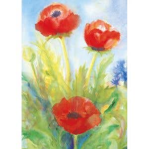 Marjan van Zeyl Postcards - 5 pieces - Poppies