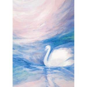 Marjan van Zeyl Postcards - 5 pieces - Swan