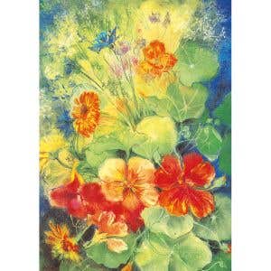 Marjan van Zeyl Postcards - 5 pieces - Nasturtium