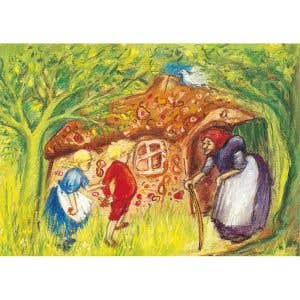 Marjan van Zeyl Postcards - 5 pieces - Hansel and Gretel