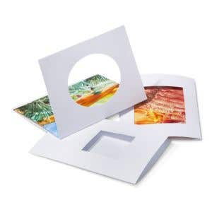 Encaustic Art Passepartout cards A6 - assortment