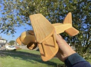 Debresk Wooden Toy Airplane